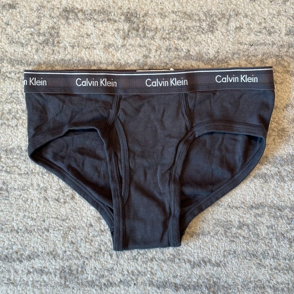 Calvin Klein Black Men's Briefs, Medium